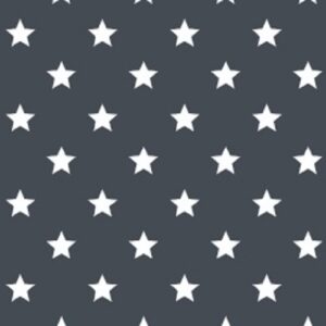 Alkor LIBERTY STARS GREY Sticky Back Plastic Vinyl Wrap Film (45cm x 2m)