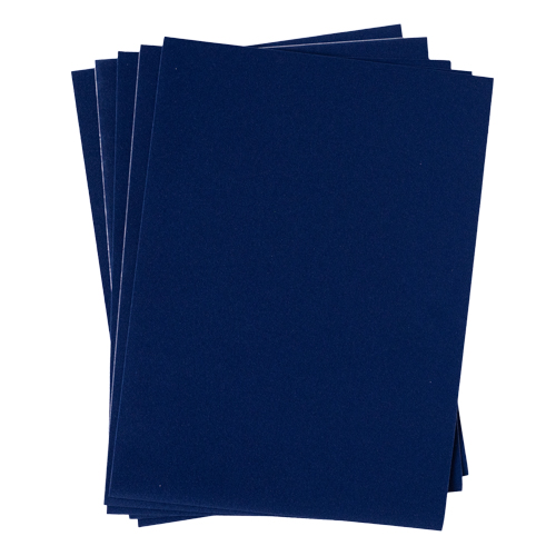 Dc fix Felt Velour Navy Blue Self-Adhesive Vinyl A4 Craft Pack