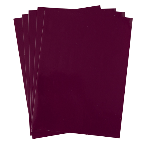 Dc fix Glossy Berry Self-Adhesive Vinyl A4 Craft Pack