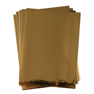 Dc fix Glossy Gold Self-Adhesive Vinyl A4 Craft Pack