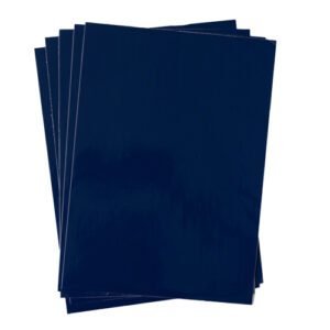 Dc fix Glossy Navy Blue Self-Adhesive Vinyl A4 Craft Pack
