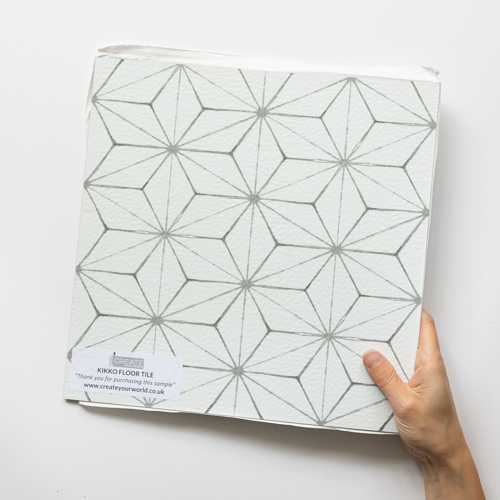 Kikko - Peel and Stick Floor Tile Sample - Full Size