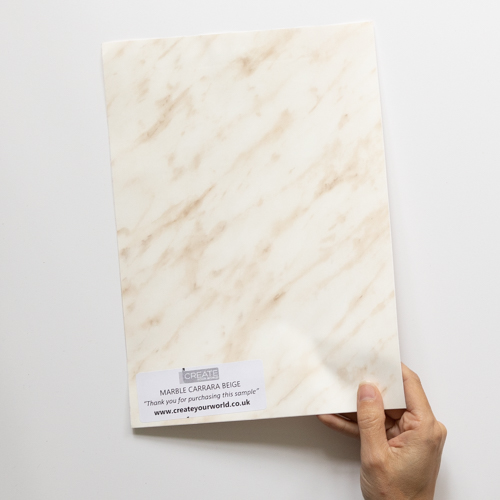 Dc fix Marble Carrara Beige Sticky Back Plastic Vinyl Wrap Film