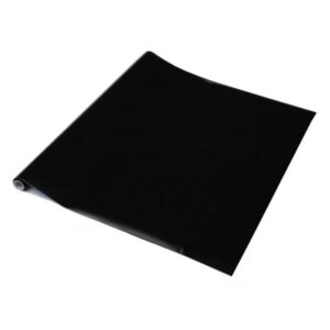 Dc fix MATT BLACK Sticky Back Plastic Vinyl Wrap Film (1m to 15m long)