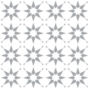 Stencil It STARDUST Reusable Tile Stencil for Walls, Floors, Patios and Furniture