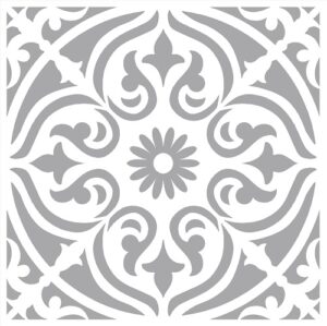Stencil It WINDSOR Reusable Tile Stencil for Walls, Floors, Patios and Furniture
