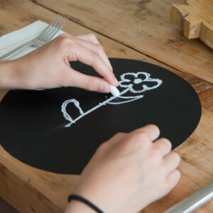 Dc fix CHALKBOARD BLACK Premium Sticky Back Plastic Special Effect (1.5m or 2m long)