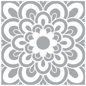 Stencil It MAISIE Reusable Tile Stencil for Walls, Floors, Patios and Furniture