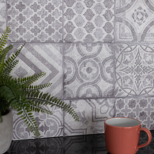 Dc fix MOROCCAN TILES 3D Kitchen and Bathroom Splashback Tile Wallpaper