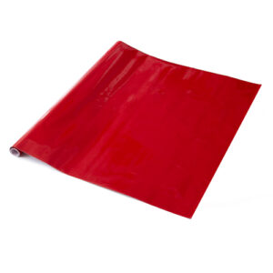 Dc fix GLOSSY SIGNAL RED Sticky Back Plastic Vinyl Wrap Film (1m to 15m long)