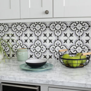 Dc fix FLORAL 3D Kitchen and Bathroom Splashback Tile Wallpaper