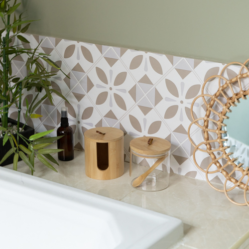 Dc fix ORIENTAL ELEMENT 3D Kitchen and Bathroom Splashback Tile Wallpaper