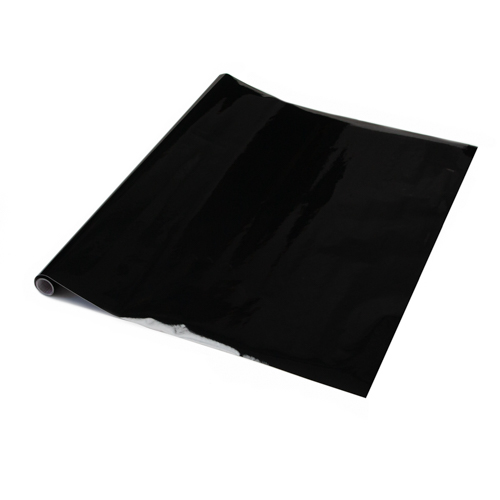 Dc fix GLOSSY BLACK Sticky Back Plastic Vinyl Wrap Film (1m to 15m long)