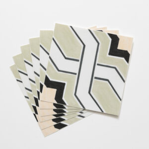 Quadrostyle LATTICE IN OLIVE Wall Tile & Furniture Vinyl Stickers 15 x 15cm