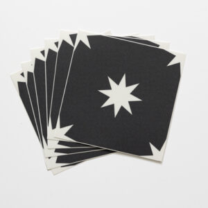 Quadrostyle STARRY NIGHT BLACK Wall Tile & Furniture Vinyl Stickers 15 x 15cm