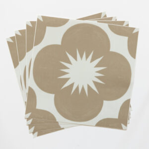 Quadrostyle TOLEDO FAWN Wall & Floor Vinyl Tile Stickers 30 x 30cm