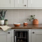 Dc fix LINA BEIGE Self-Adhesive Vinyl Wall Tiles 15.25cm(W) 15.25cm(H) 1.2mm(D)
