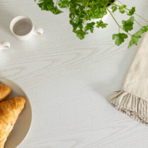 Dc fix PEARLWOOD WHITE Sticky Back Plastic Vinyl Wrap Film - various sizes