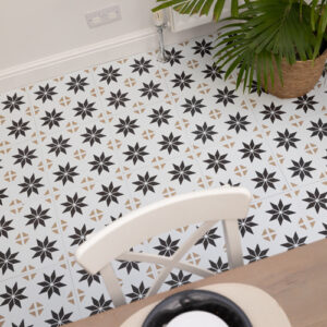 Dc fix VIVID STARS Peel and Stick Vinyl Floor Tiles 30.48cm x 30.48cm