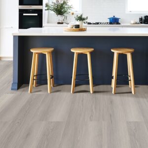 Floor Pops LIGHT GREY Peel and Stick Vinyl Floor Planks 15.24cm x 91.44cm x 2mm