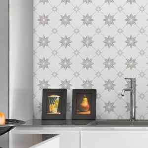 Wall Pops SOLIS Self-Adhesive Vinyl Wall Tiles 15.24cm x 15.24cm