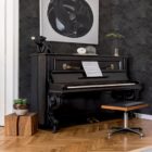 Nu Wallpaper HAYDEN BLACK Peel and Stick Wallpaper 52.07cm(W) 5.49m(L)