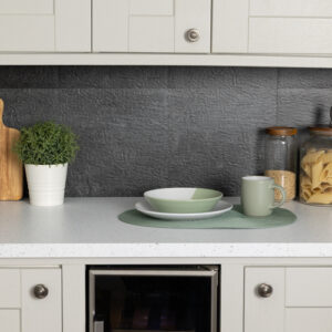 Dc fix DARK SLATE Self-Adhesive Waterproof Vinyl Wall Tiles 30.5cm(W) 30.5cm(H) 1.4mm(D)