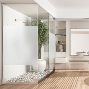 RoomMates FROSTED Premium Static Cling Vinyl Window Film 61cm(W) 1.88m(L)