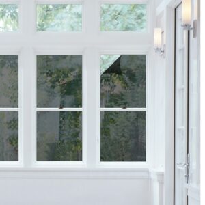 RoomMates HEAT CONTROL BLACK Static Cling Energy Vinyl Window Film 61cm(W) 1.88m(L)