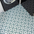 Floor Pops Comet Teal 30.48 x 30.48cm Self-adhesive Vinyl Floor Tiles