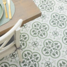 Floor Pops Remy Green 30.48 x 30.48cm Self-adhesive Vinyl Floor Tiles
