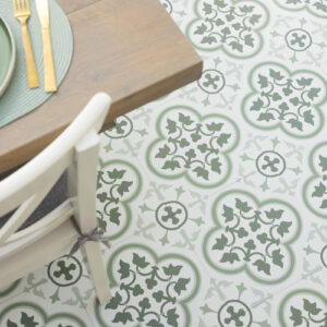 Floor Pops Remy Green 30.48 x 30.48cm Self-adhesive Vinyl Floor Tiles