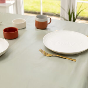 d-c-fix Sage Green Eco Line PVC Free Polyester Tablecloth