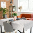 d-c-fix Geometric Eco Line PVC Free Polyester Tablecloth