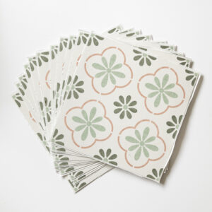 d-c-fix Olive Petals 30.48 x 30.48cm Self-adhesive Vinyl Floor Tiles