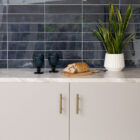 d-c-fix Glossy Stacked Anthracite Grey Large 29.6 x 28.8cm Premium Self-adhesive Vinyl Wall Tiles